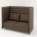 Sofá Alcove Plume Contract Two-Seater de Vitra 3D modelo Compro - render