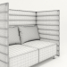 Sofá Alcove Plume Contract Two-Seater de Vitra 3D modelo Compro - render