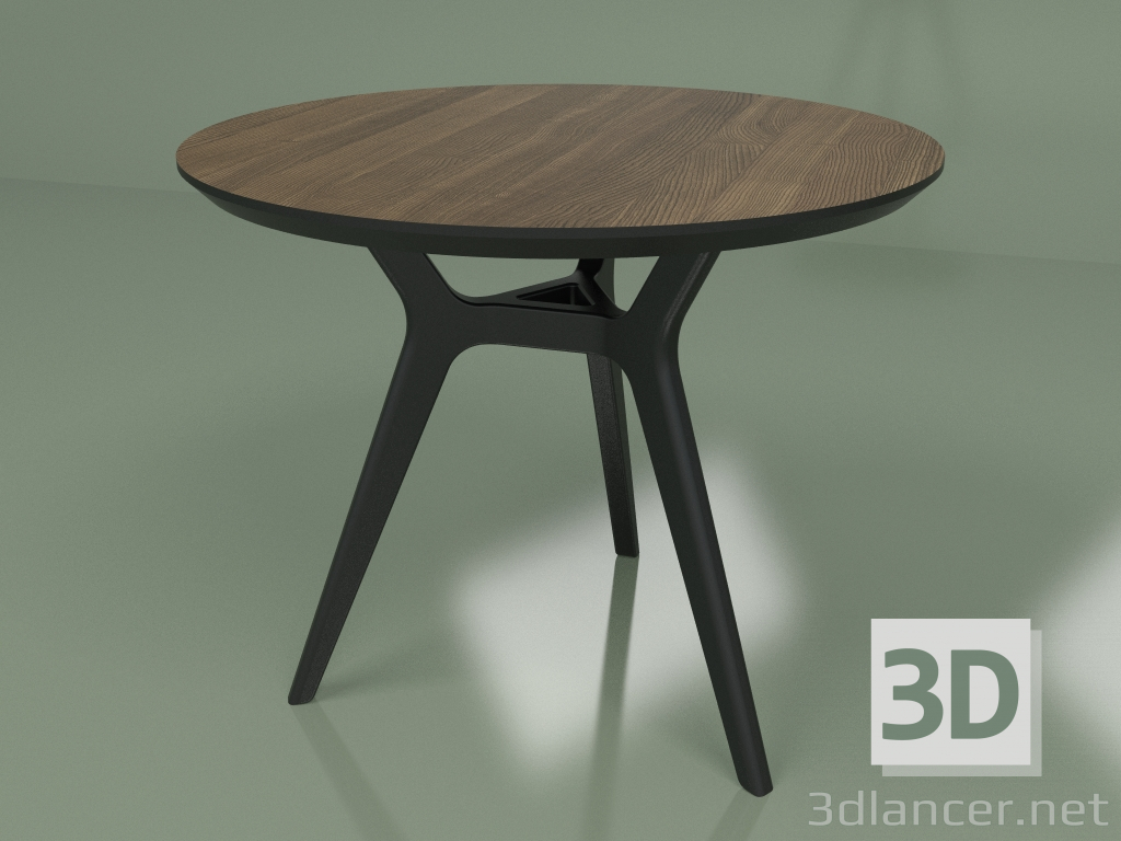 3D modeli Yemek masası Glat Ceviz (900) - önizleme