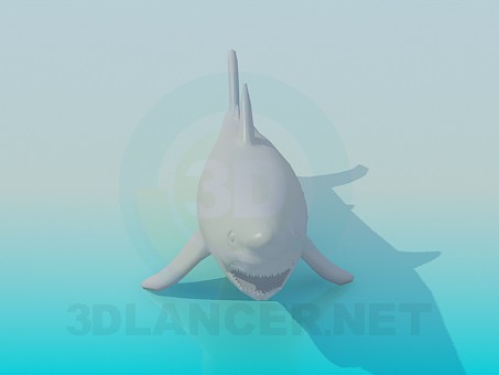 3d model Tiburón - vista previa