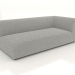modello 3D Modulo divano angolare (XL) 193 allungato a destra - anteprima