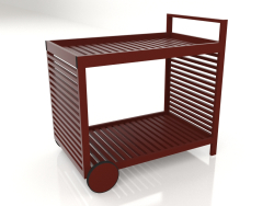 Serving trolley (Wine red)