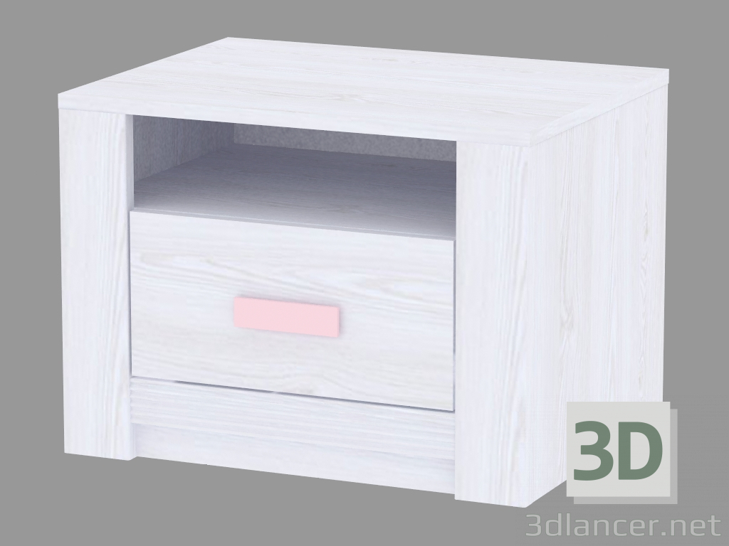 3D Modell Nachttisch 1S (TYP LLOK05) - Vorschau