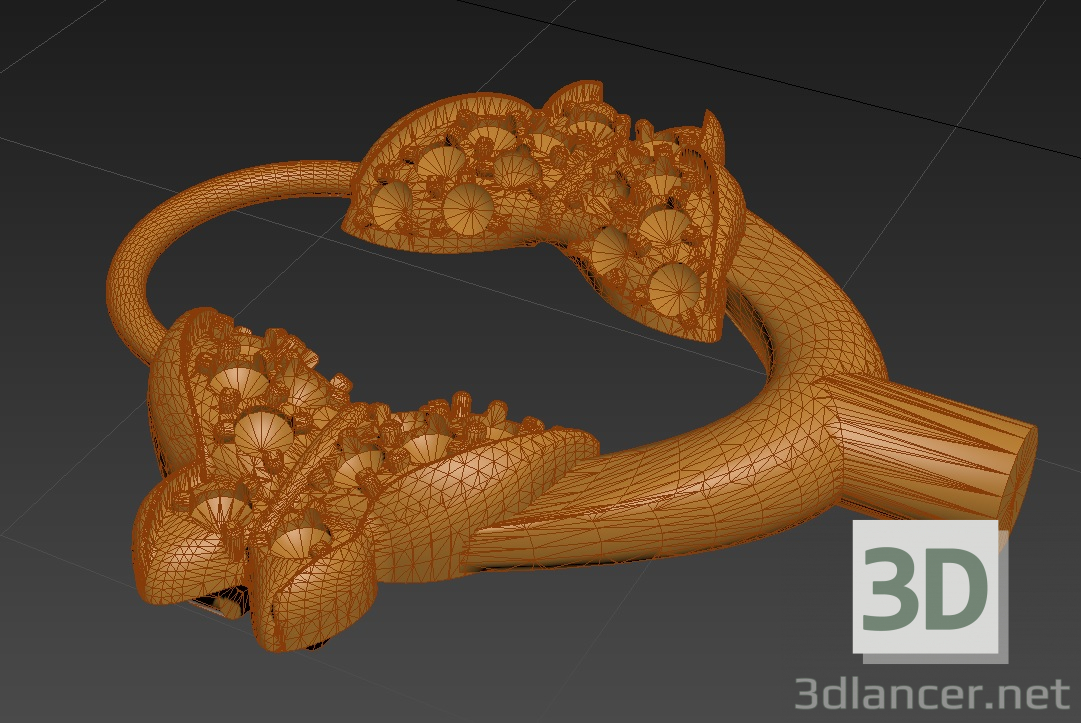 modello 3D di Orecchini a farfalla comprare - rendering