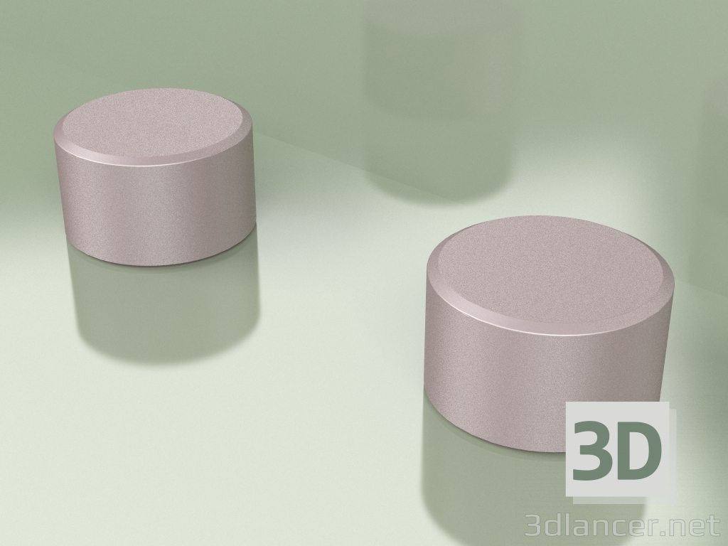 3D modeli 2 karıştırma kapama vanası seti Ø 63 mm (16 51 V, VEYA) - önizleme