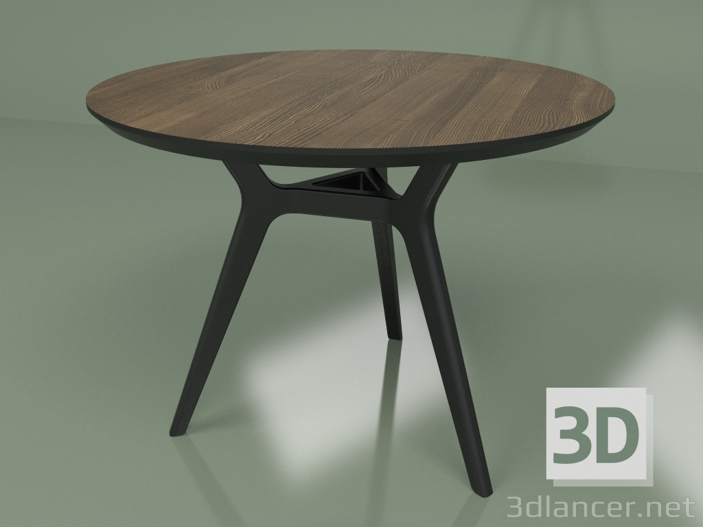 modello 3D Tavolo da pranzo Noce Glat (1000) - anteprima
