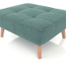 3d model Ottoman Diva (turquoise) - preview