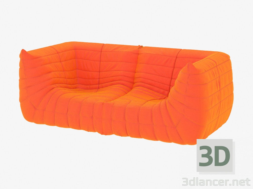 3d model sofás modulares Triple Michel Ducaroy - vista previa