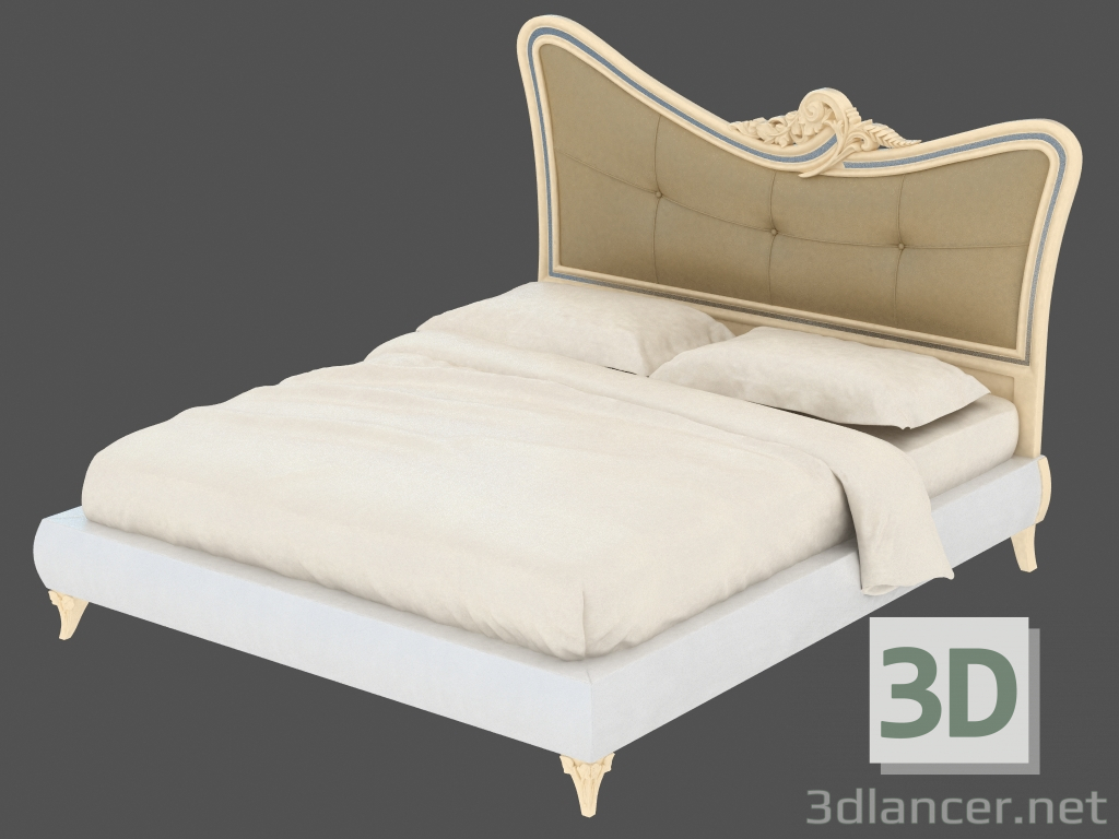 3 डी मॉडल डबल बेड LTTOD5A-209 - पूर्वावलोकन