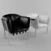 3d Leather chair Dowel by Ton model buy - render
