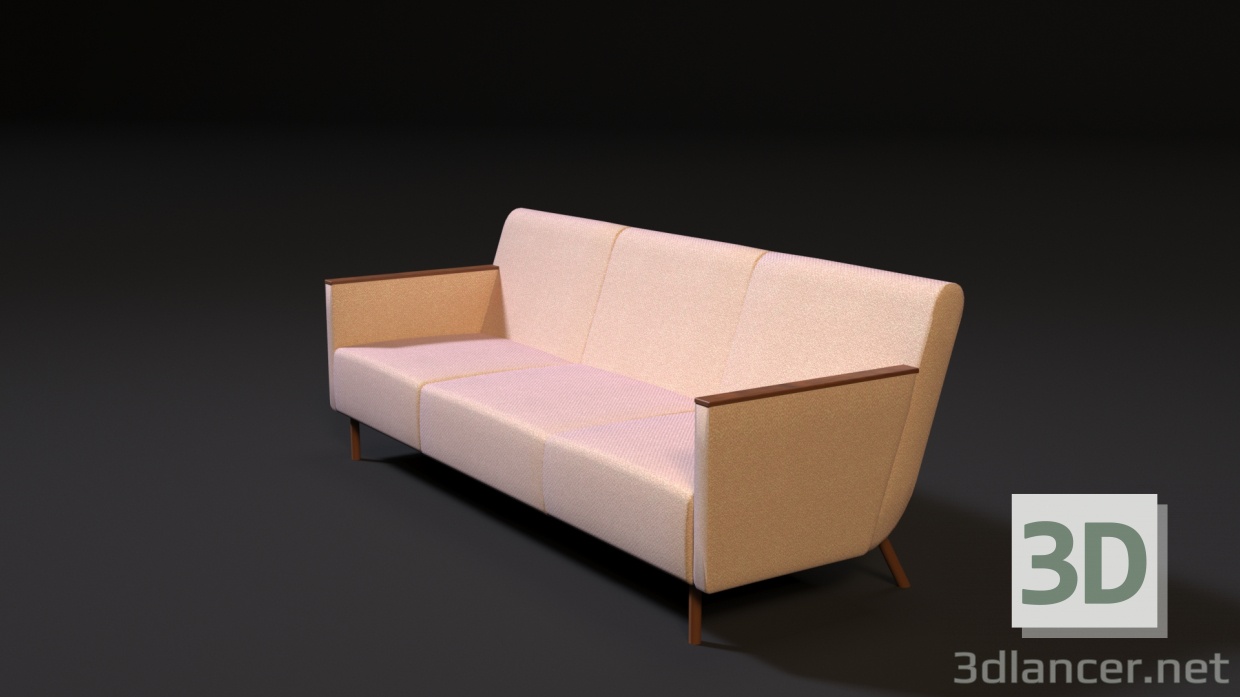 3d Sofa модель купить - ракурс