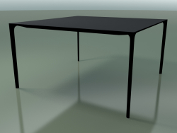 Square table 0807 (H 74 - 137x137 cm, laminate Fenix F06, V39)