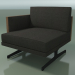 3d model End module 5214 (armrest on the right, H-legs, Walnut) - preview