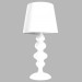 3d model Table lamp Paradiso MTP100601-1B, 1 set, white - preview