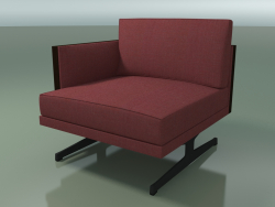 End module 5214 (right armrest, H-legs, Wenge)