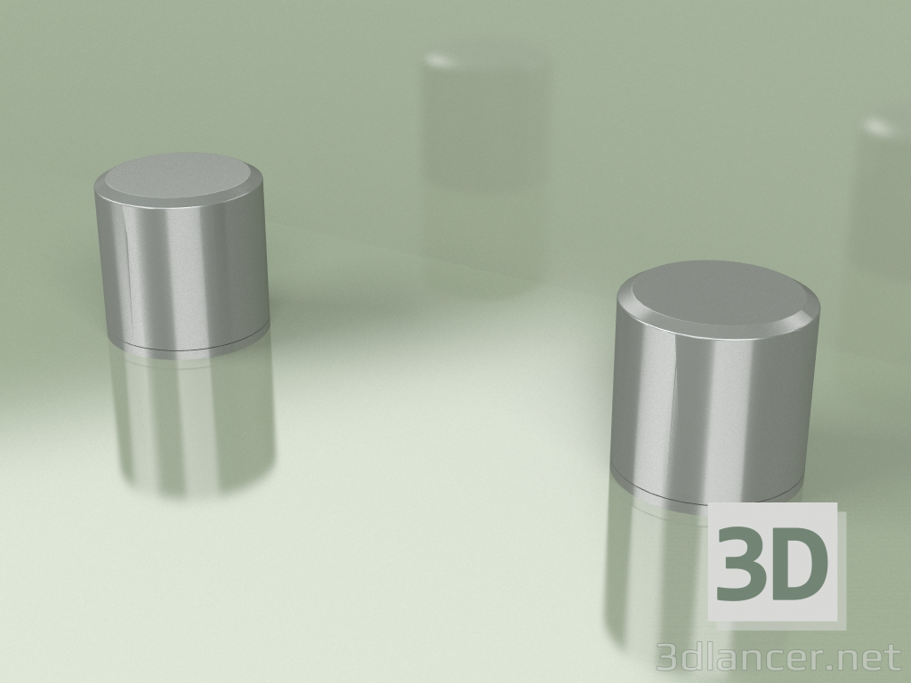 modèle 3D Jeu de 2 vannes mélangeuses Ø 43 mm (16 52 V, AS) - preview