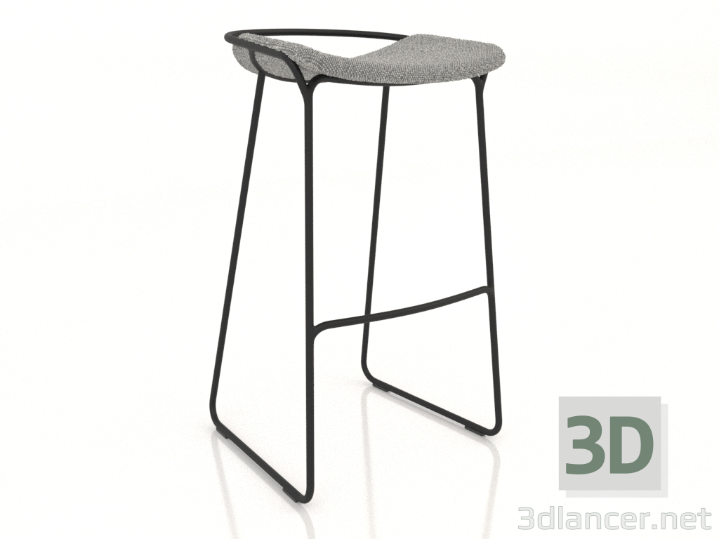 3d model silla de la barra - vista previa