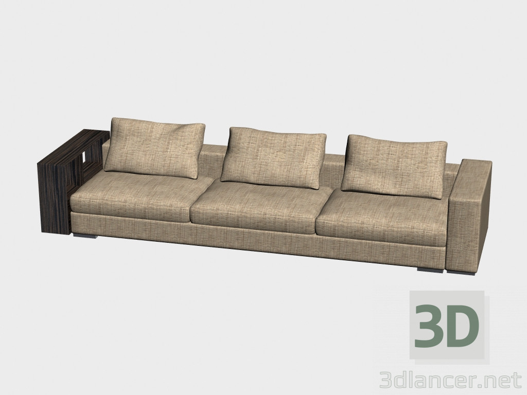 3d model Sofa Infiniti LUX (with shelves, 348х98) - preview
