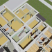 Casa de cinco pisos con el ático de Sim 3D modelo Compro - render