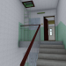 Casa de cinco pisos con el ático de Sim 3D modelo Compro - render