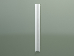 Radiador vertical RETTA (4 seções 2000 mm 40x40, branco mate)