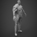 3D Modell Bodybuilder - Vorschau