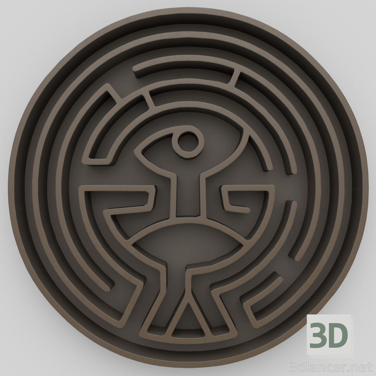 3d Labyrinth West World model buy - render