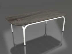 Coffee table (White, DEKTON Radium)