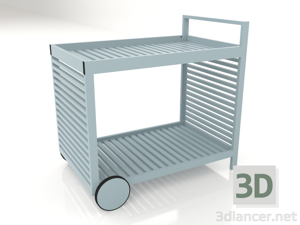 modello 3D Carrello di servizio (grigio blu) - anteprima