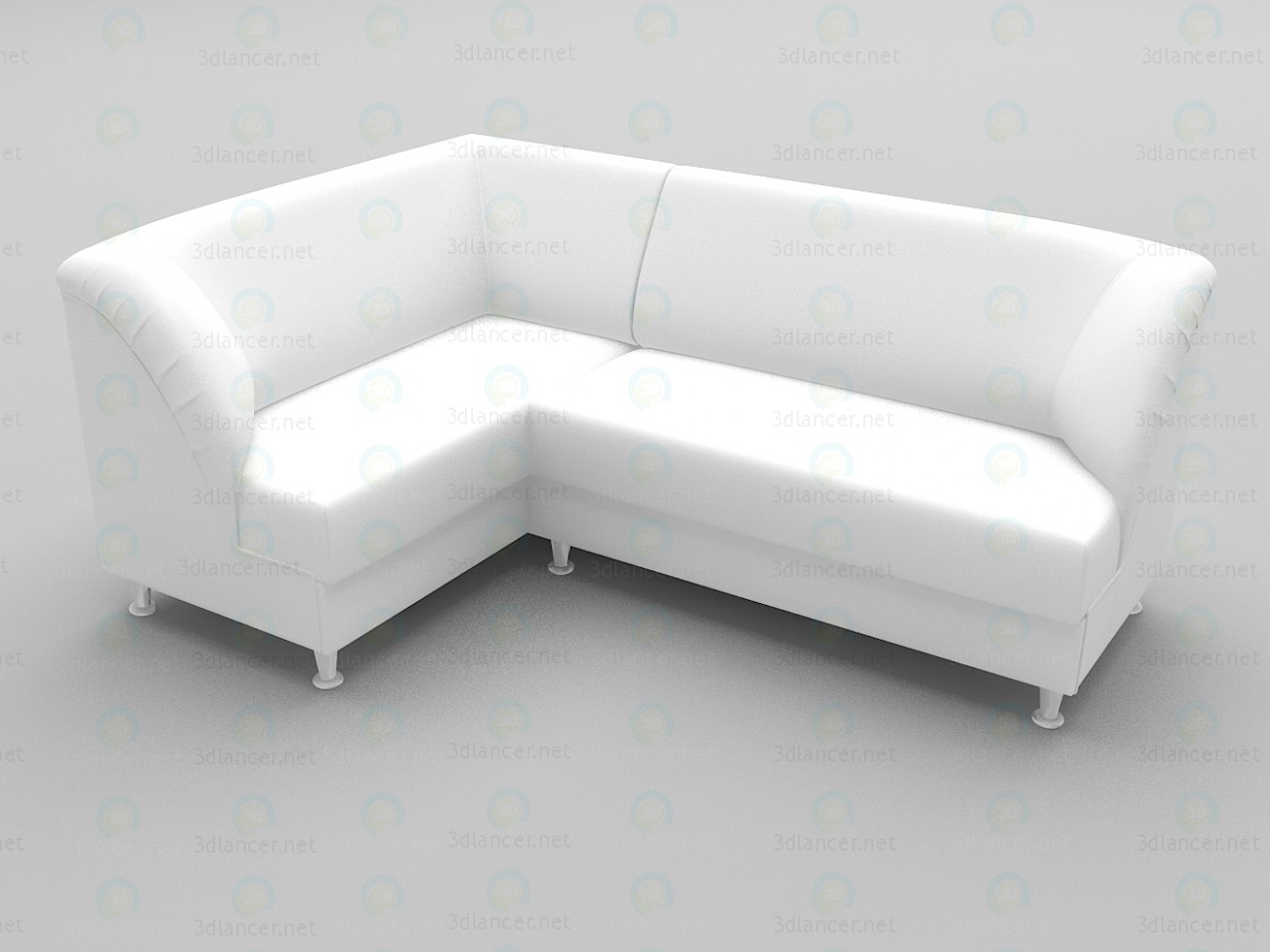 3d модель Кутовий диван Офісний – превью