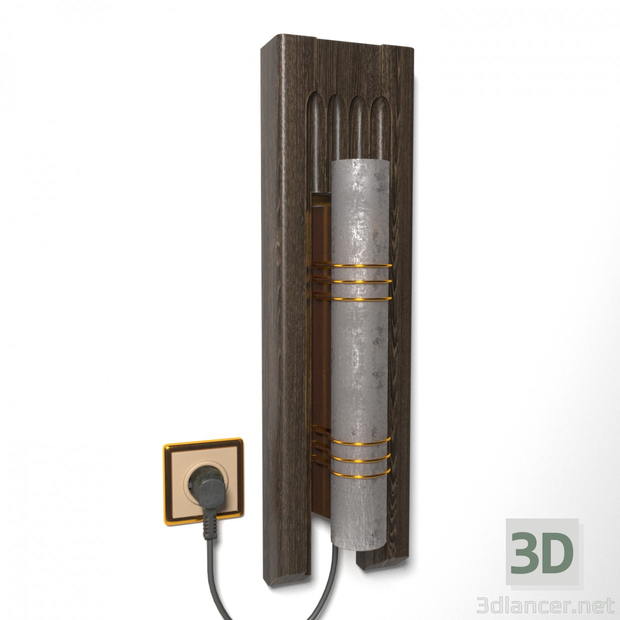 modèle 3D Lampe de mur - preview