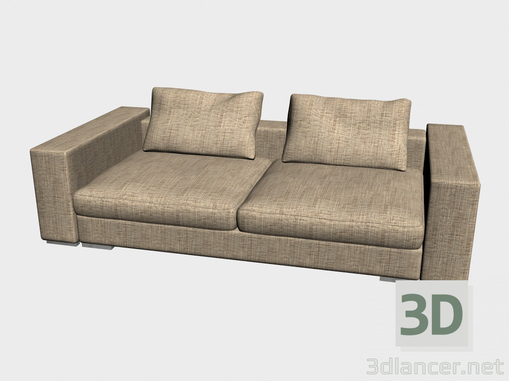 3 डी मॉडल इन्फिनिटी लक्स सोफा (248x124) - पूर्वावलोकन