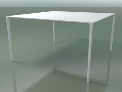Quadratischer Tisch 0807 (H 74 - 137 x 137 cm, Laminat Fenix F01, V12)