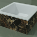 3D modeli Tezgah üstü lavabo (01R111101, Emperador M06, L 36, P 36, H 16 cm) - önizleme