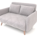 3d model Sofa bed Cardiff (gray-beige) - preview