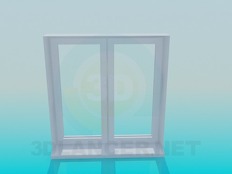 modèle 3D Fenêtre de la boîte en métal - preview
