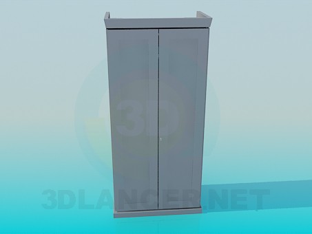 3D Modell Garderobe - Vorschau