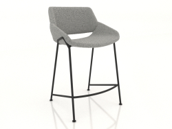 Bar stool with low legs