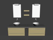 Модульная система для ванной комнаты (композиция 20)