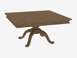 Table de forme carrée CHATEAU BELVEDERE table à manger (8831.0008.59)