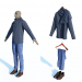 3d Hoodie jackets, jeans and loafers model buy - render