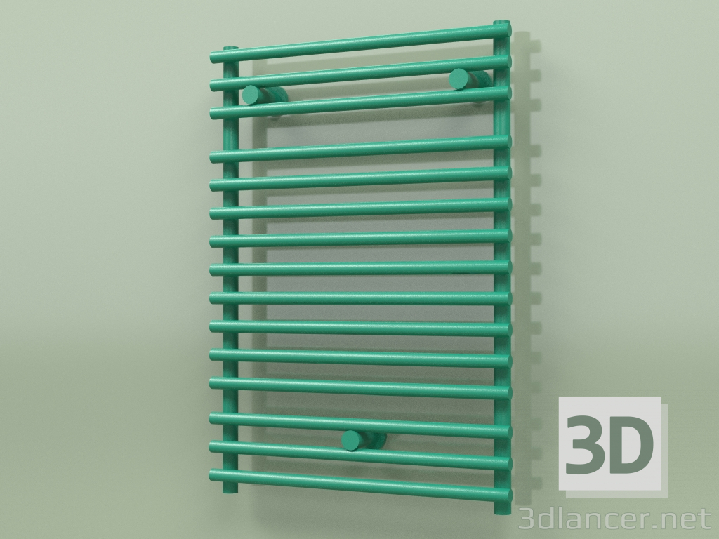 3D modeli Isıtmalı havlu askısı - Santorini (SAN 07500 mm, RAL - 6016) - önizleme