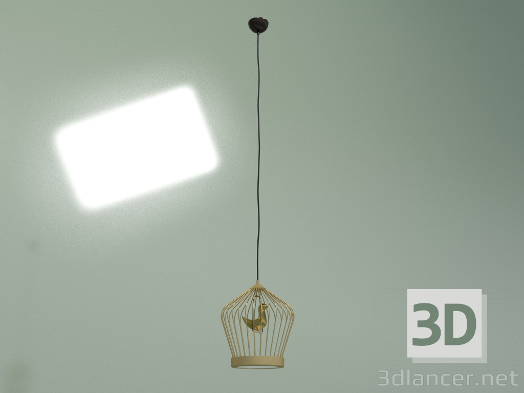 modello 3D Lampada a sospensione Uccellino - anteprima