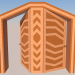modello 3D Porte d'ingresso - anteprima