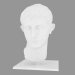 3D modeli Augustus Roma imparatoru Başkanı'nın mermer heykel - önizleme