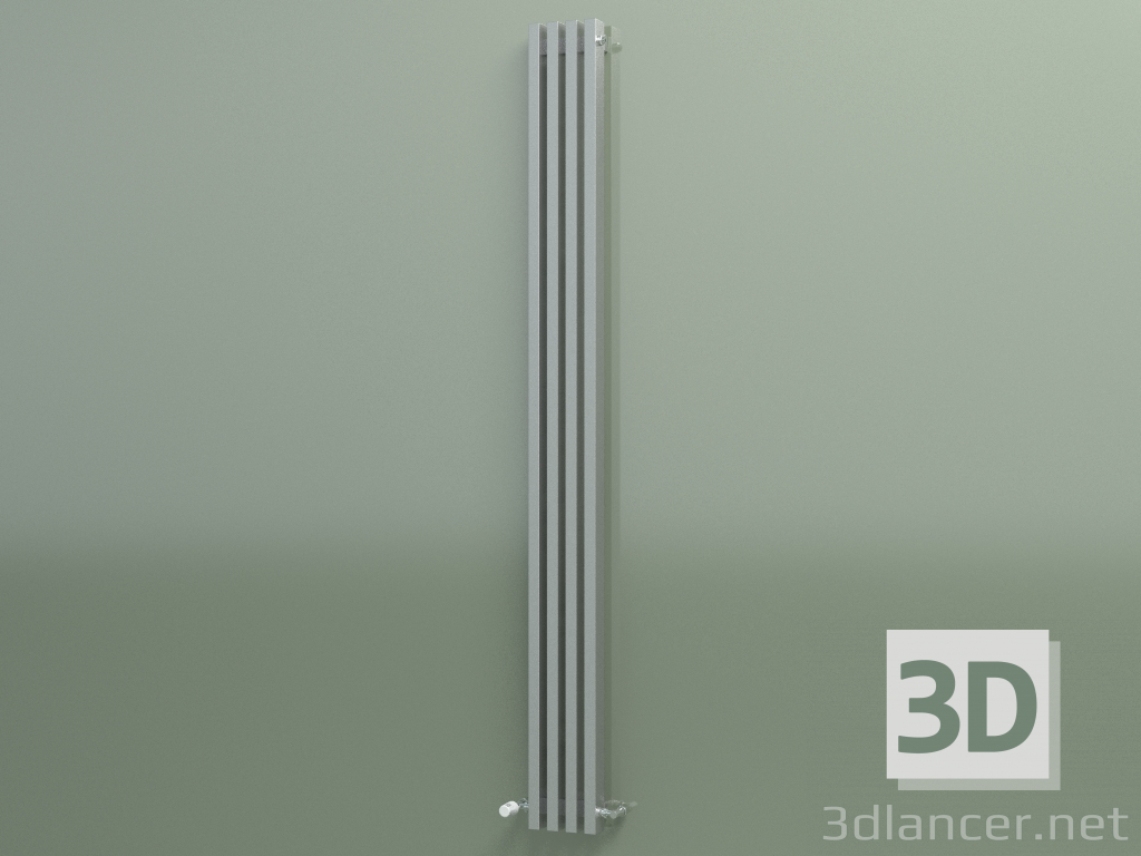 3d model Radiador vertical RETTA (4 secciones 2000 mm 60x30, technolac) - vista previa