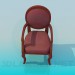 Modelo 3d Cadeira-clássico - preview
