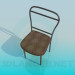 3 डी मॉडल साधारण कुर्सी - पूर्वावलोकन