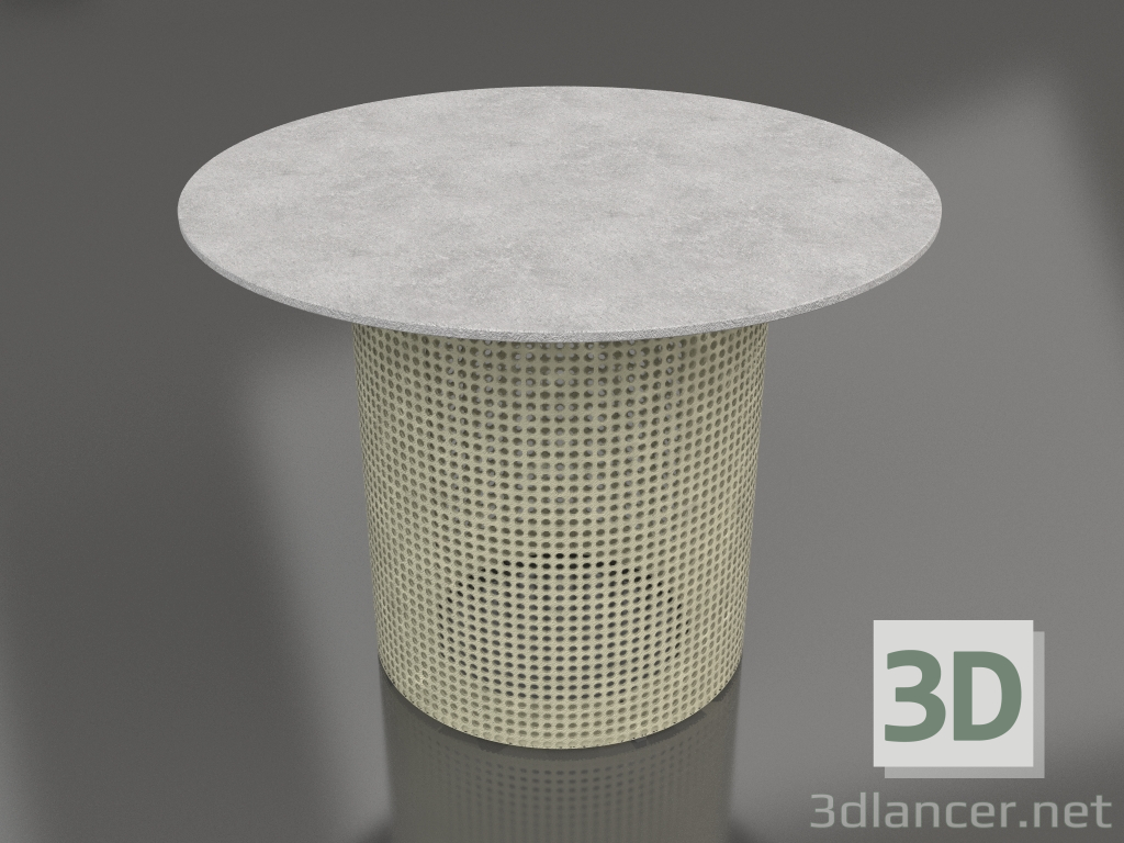 3 डी मॉडल गोल कॉफ़ी टेबल Ø60 (सोना) - पूर्वावलोकन