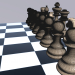 3d Chess model buy - render